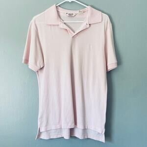 Penguin Polo Shirt Mens Medium Original by Munsingwear Pink Golf Preppy